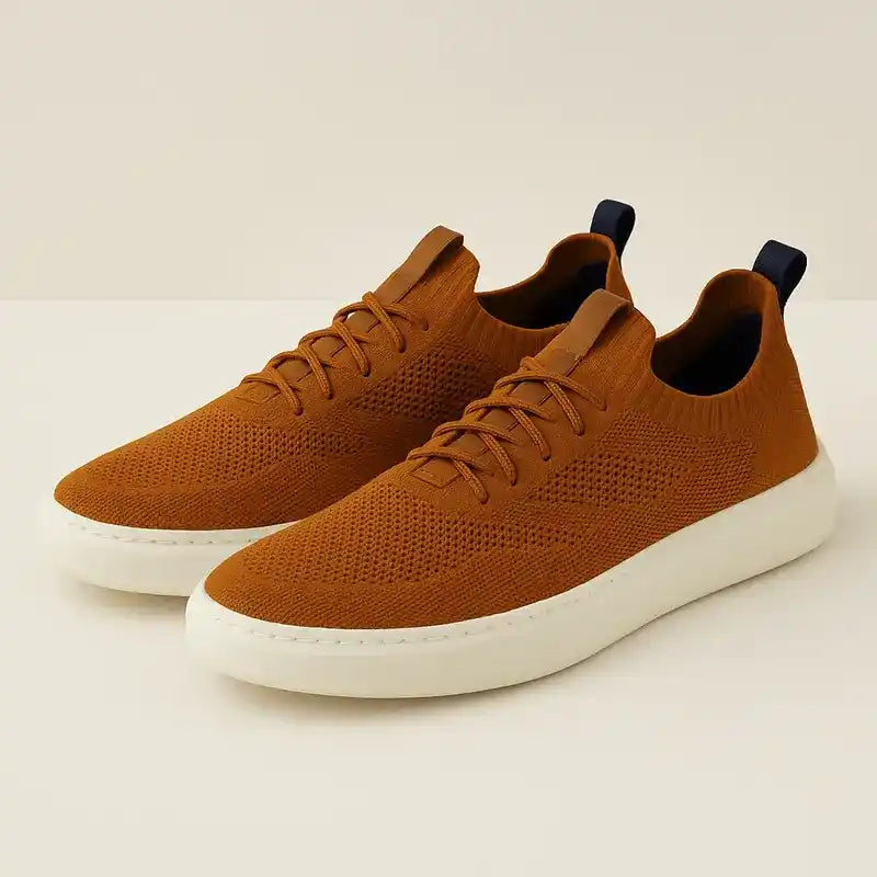 Tênis Knit7000 - Calce Fácil, Tecido Respirável + Palmilha Ortopédica em Gel PU Super Confortável